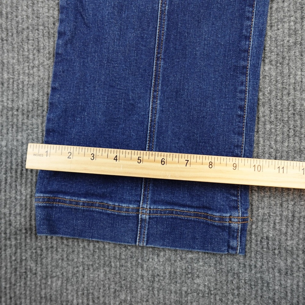 Anthropologie Pilcro The Skipper Jeans Womens 29 Blue High Rise Wide Leg - Picture 7 of 11